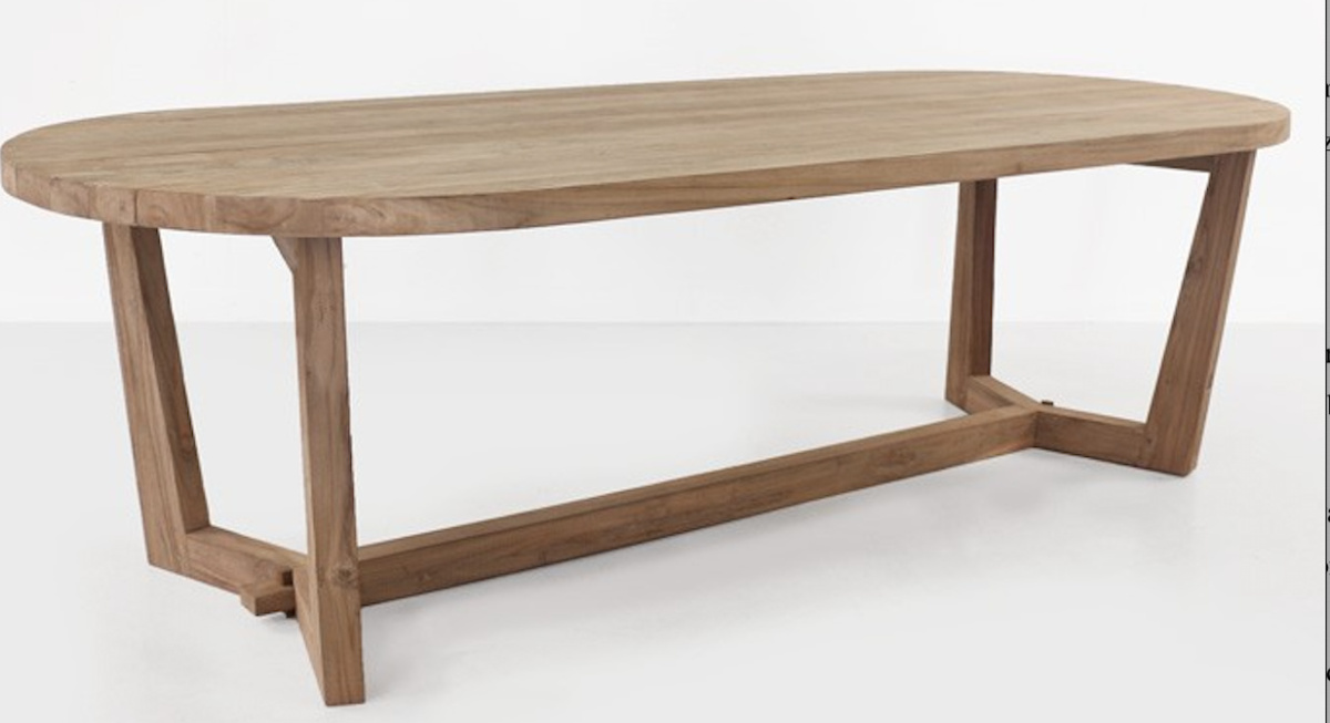 Stół z drewna tekowego 300x97x78